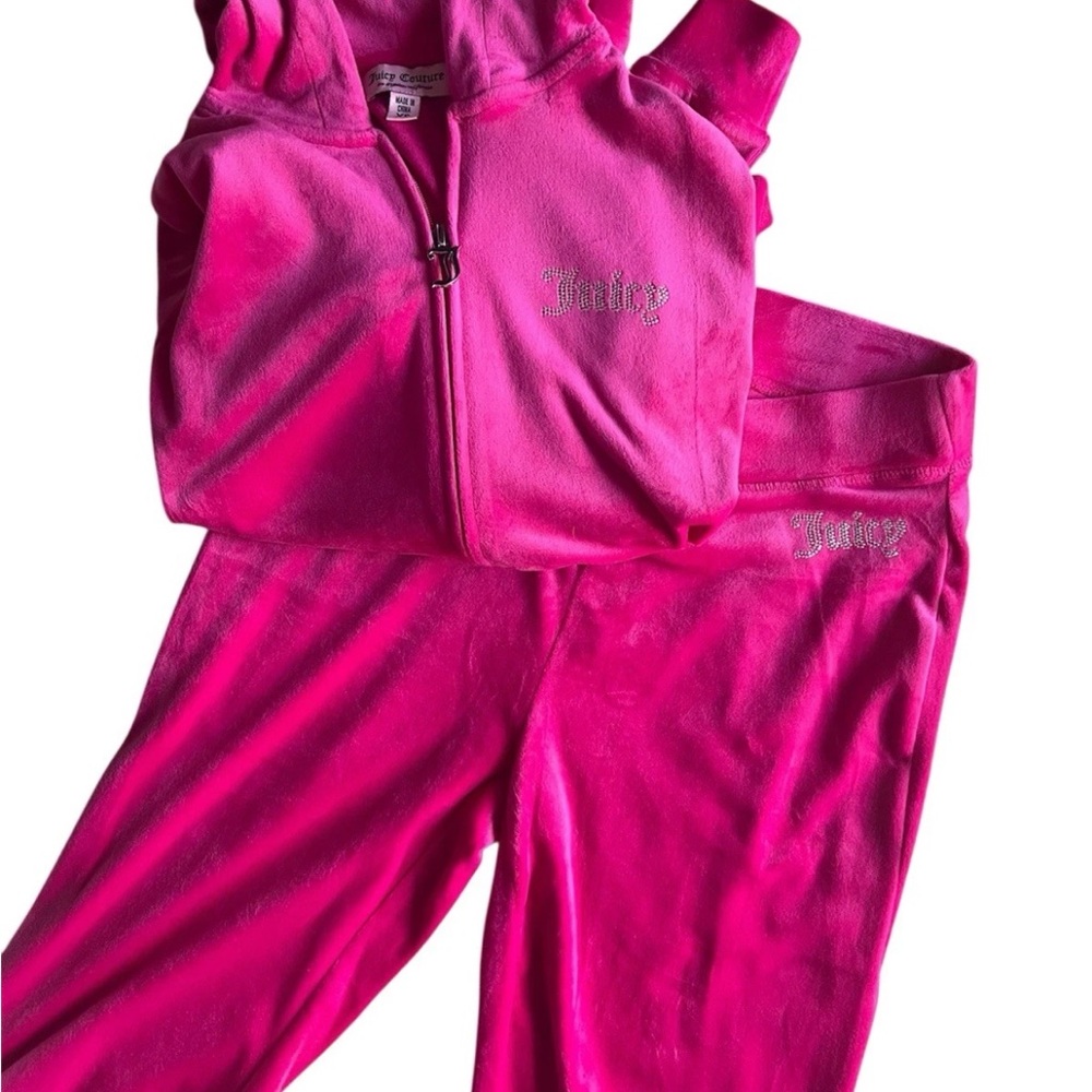 Juicy Couture Pink Velour Tracksuit